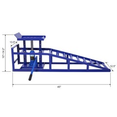 Auto Car Truck Service Ramps Lifts, Garage Car Lift Hydraulic Ramps Blue 5 Ton
