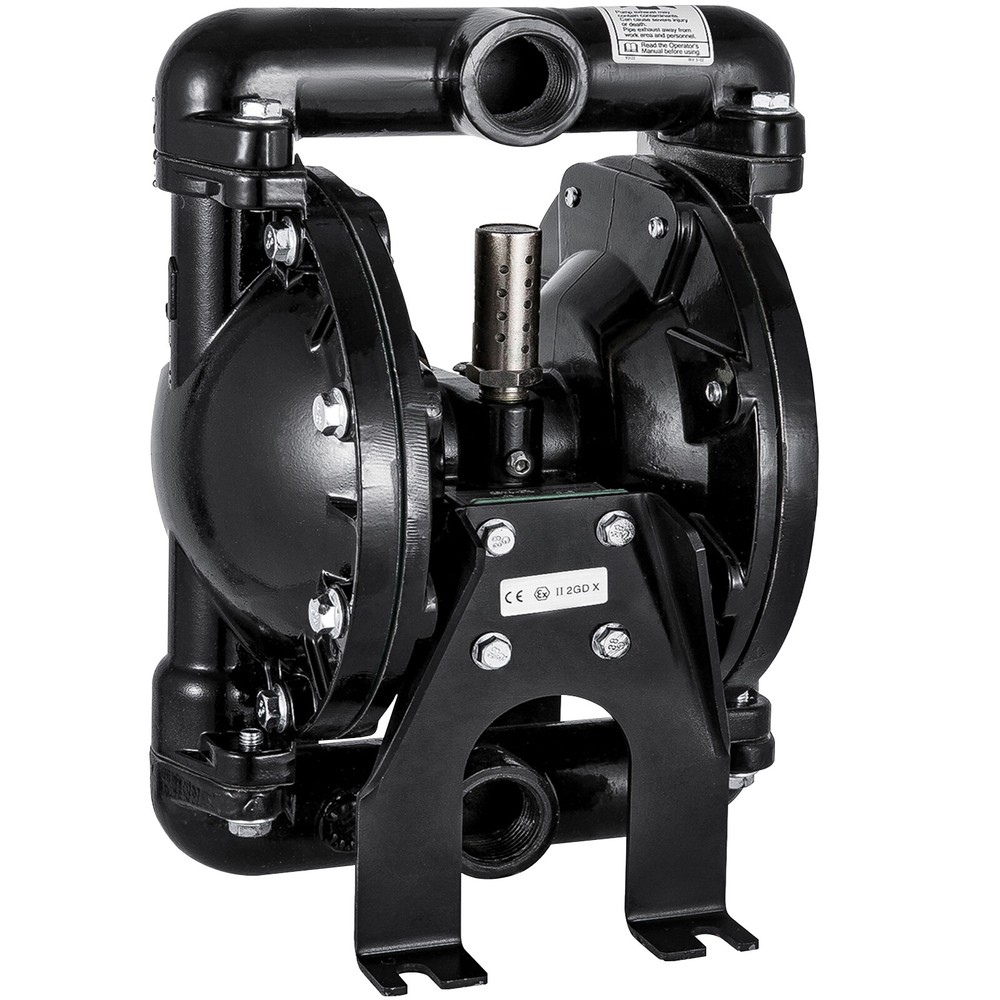 VEVOR Air-Operated Double Diaphragm Pump 1″ Inlet Outlet Petroleum Fluids 35GPM