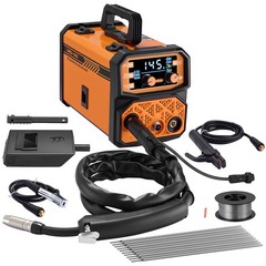Flux Core MIG Welder 145A 3 Functions No Shielding Gas Required Stick TIG