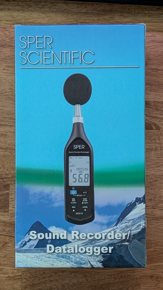 Sper Scientific Sound Recorder/Datalogger 850018