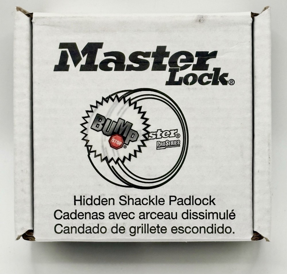 Master Lock ProSeries 2-7/8In Hidden Shackle Padlock – 6271NKA NEW