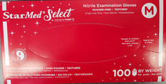 StarMed Select Nitrile Exam Gloves Medium SMNS103, 1000/Case