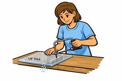 TUFFAK Polycarbonate Sheet 1/8in 12″ x 23″ Peel-off Film New ** Free Shipping**