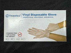 LATEX/NITRILE/VINYL GLOVES POWDER FREE (CHOOSE YOUR SIZE) (NON-STERILE)