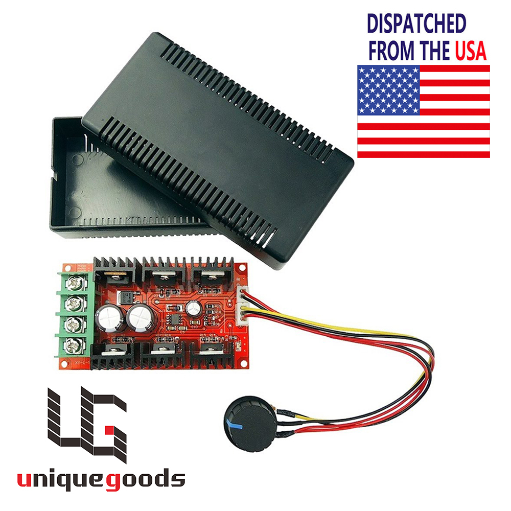 12V 24V 48V 2000W MAX 10-50V 40A DC Motor Speed Control PWM HHO RC Controller