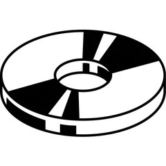 GRAINGER APPROVED U38160.075.0001 FndrWsh,Znc,Stl,3/4 in,3×0.125in,20PK 22UF59