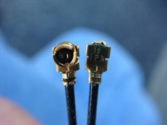 LOT 25 IPEX micro coaxial MHF type Female-Female jumper cables – New and Unused