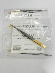 6X AESCULAP BM004US CASTROVIEJO TC NEEDLE HOLDER 180 MM (18cm)