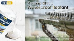 35oz Clear Waterproof Sealant for Effective Leak Prevention and Moisture Barrier