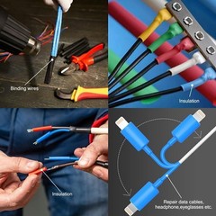 20ft 3:1 Ratio Heat Shrink Tubing Dual Wall Adhesive Glue Lined Φ1/4″ (6.4mm) US
