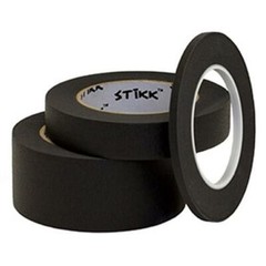 3 pack 1″ inch x 60yd Rolls (24mm x 55m) STIKK Black Painters Masking Tape