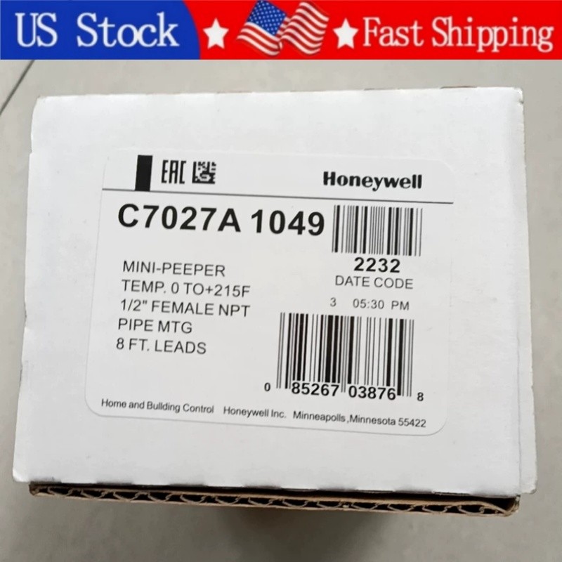 1PCS New Honeywell C7027A1049 Flame Detector Sensor C7027A 1049 Fast Shipping