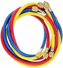 AC Charging Hose Tube, 72″ HVAC Gauges Hoses Refrigerant Charging Hose for R1…