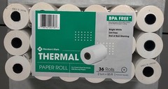 Thermal Credit Card Machine Paper Rolls 2 1/4″ x 85′ 36 Count