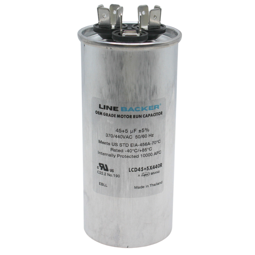 45/5 uF 45+5 MFD 370V/440V Dual Run Start Round AC CBB65B Capacitor for HVAC