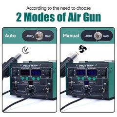 YIHUA 862BD+ 2-in-1 Soldering Station Hot Air Rework Station Soldering Iron Kit