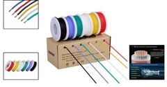 18 AWG Silicone Rubber Insulated Tinned Copper Wire Kit – 6 Colors, 78ft Total
