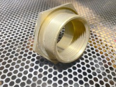 1-1/2″ MNPT to 1-1/2″ MNPT Brass Adapter
