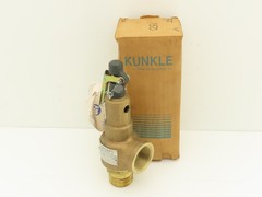 Kunkle 6010FFM01-LM Pressure Relief Safety Valve 1-1/4″ Male NPT Set 20psi Brass