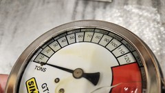 SIMPLEX GT120 120-Ton 4″ Tonnage Hydraulic Cylinder Pressure Gauge 15-PSI NIB