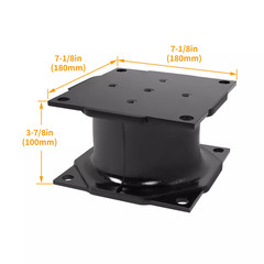 4PCS Fit Stanley Hydraulic Vibratory Plate Compactor Rubber Isolator Shock Mount