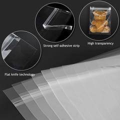 50 Pack 5×7 Clear Photo Print Sleeves Acid-Free Crystal Clear Photo Art Storage
