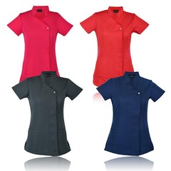 Beauty Tunic Hairdressing Spa Massage Therapist Health Work Nail Salon Uniform