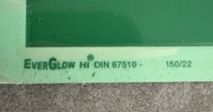 Contemporary German (Aluminum Composite) Green Emergency Exit Sign