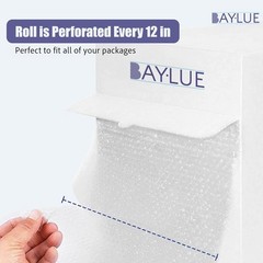 Large Heavy Duty Air Bubble Cushioning Wrap Rolls with Dispenser Carton for