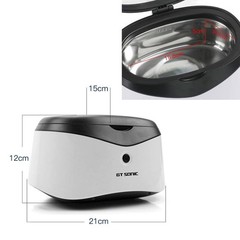 600ml Ultrasonic Cleaner 40kHz w/ Special Tray for Dentures Jewelry Rings