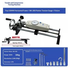 Horizontal Hand-Crank Tensile Tester Base Test Stand Laboratory Testing Machine