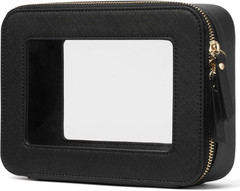 Clear Makeup Bag Travel Cosmetic Case Transparent Toiletry Bag with Zipper, Port