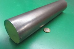 4140/4142 Alloy Steel Rod, 2 1/2″ Diameter +/-.007″ x 1 Ft Length
