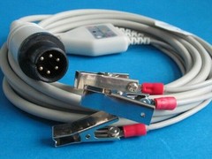 General Use Vet Use 6 Pin Veterinary 3 Leads ECG EKG Cable GA3140B
