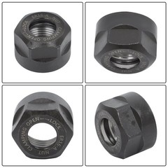 ER16 Collet Nut 5 Pack Set A Type Clamping Nut for CNC Milling Chuck Holder