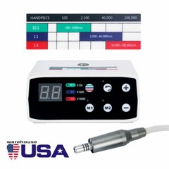 Dental Brushless LED Electric Micro Motor /1:5 Increasing Handpiece Lab Tools US