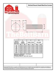 #8-32 Slotted Round Head Machine Screws Bolts Zinc Coarse (Pick Length & Qty)