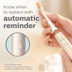 4-Pack Genuine Philip A3 Premium All-in-One Sonic Toothbrush Replacement Black
