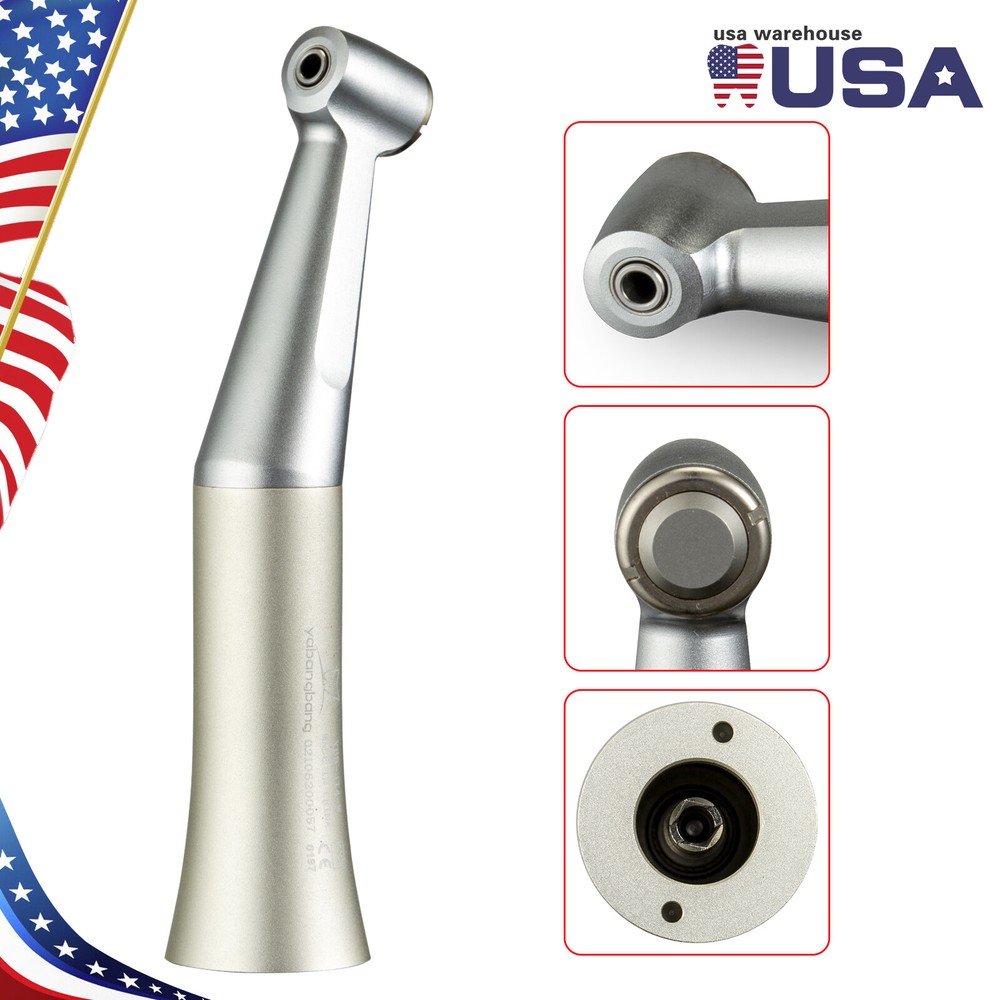 NSK Style Dental Slow Low Speed Contra Angle Handpiece Push Button E-type USA