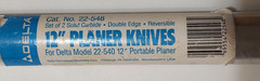 Delta 22-548 12″ Planer Knives Set of 2 Solid Carbide Reversible for 22-540 USA