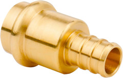 12 Pack 1/2″ Press Propress X 1/2″ PEX Adapter Crimp Fittings Brass Coupling Con