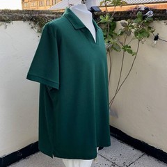 Women’s Paramedic Vet Polo Shirt UK 26 Green V-Neck Workwear Zookeeper Trojan
