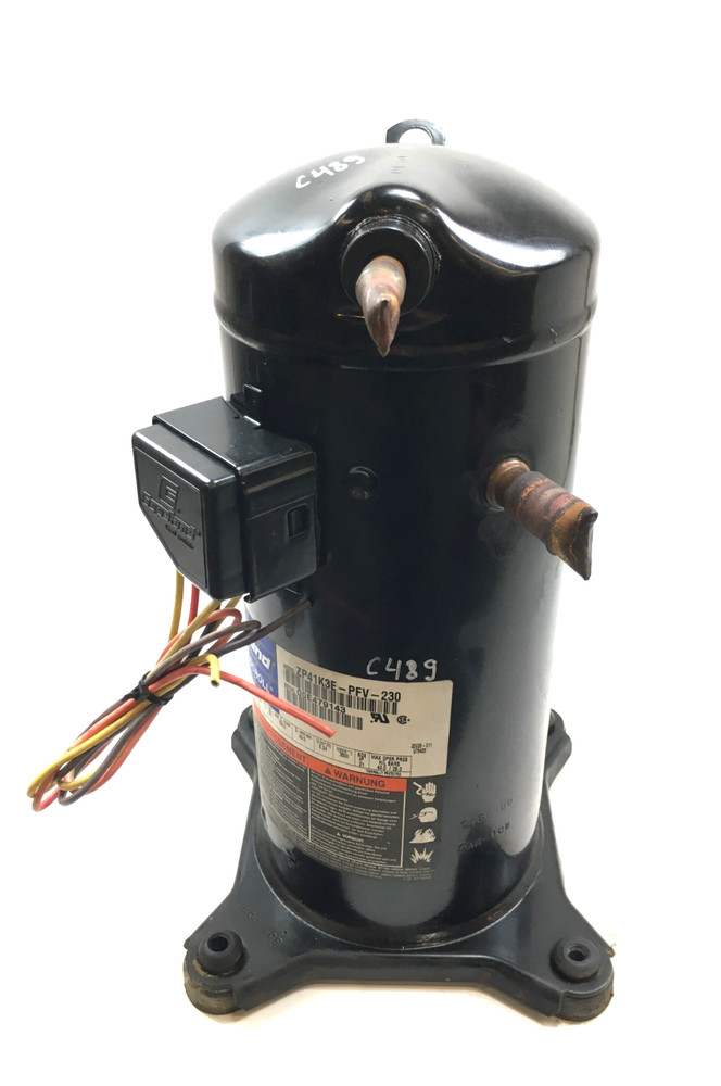 Copeland 3.5 Ton Scroll Compressor ZP41K3E-PFV-230 208/230V R-410A ! used #C489