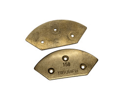 Triumph Boulevard 150 Brass Plated Toe Plates (1 Pair) + Screw Option