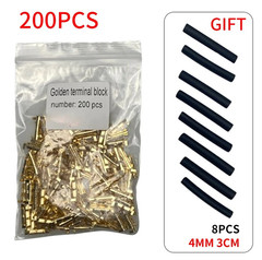 50/100/200pcs U Type Double Connector Terminals 0.3-1.5mm2 Brass – NEW