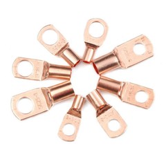 280PCS Car Copper Lug Ring Terminals Cable Electrical Wire Crimp Connectors Kit
