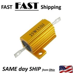 Heavy Duty aluminum resistor wire wound HD – various watts ohms resistance