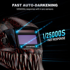 2026 ARCCAPTAIN Auto Darkening Welding Helmet True Color for Arc Tig Mig