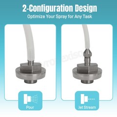 Pour Foam Air Cap & Injection Tip Kit For Fusion AP Spray Gun 248528 Aftermarket