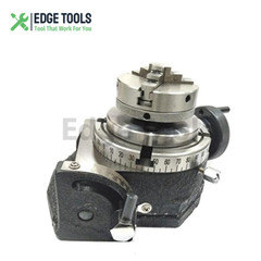 Rotary Table Tilting 4″Inch With 3 Jaw 65mm Mini Lathe Chuck Milling Machine USA